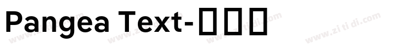 Pangea Text字体转换